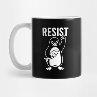 Resist-Penguin Mug
